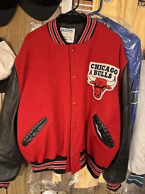 Vintage Delong Varsity Jacket Bulls Size 52 • $99