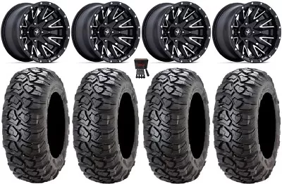 MSA Creed 14  Wheels Machined 27  Ultracross Tires Yamaha Grizzly Rhino • $1251.60