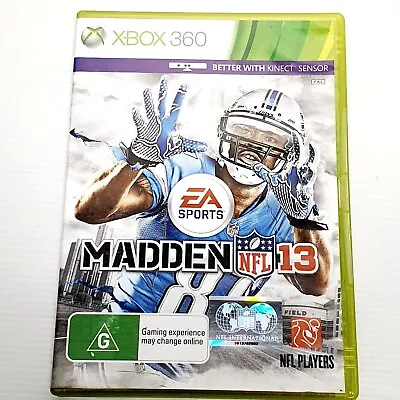 Madden NFL 13 Microsoft Xbox 360 Video Game • $7.49