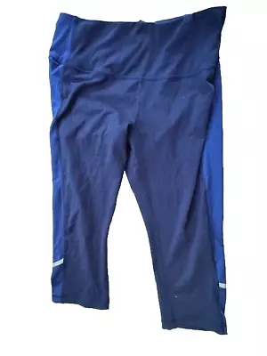 Marika Sport Pull-on Stretchy Athletic Pants Blue Size XL (16-18) Preowned • $9