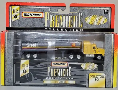 Matchbox 1996 Mack CH600 Shell Gasoline Premiere Collection Rigs Series 1 New • $34.99