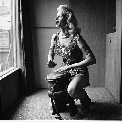 $9 • Buy Actress Irish Mccalla Poses At Home As Sheena In LA 1956 OLD PHOTO 2