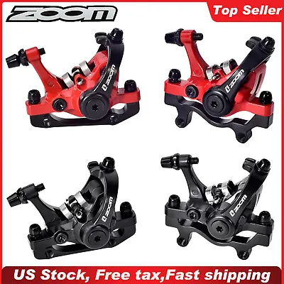 ZOOM DB-680 Mechanical Disc Brakes Caliper Double Piston MTB Bicycle Front Rear • $41.50