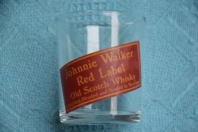 Collectable OLD SCOTCH WHISKY GLASS Johnnie Walker Red Label. Rare Vintage Glass • $9.50