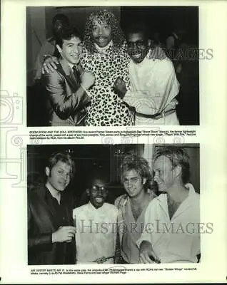 1985 Press Photo Entertainers Enjoy Pointer Sisters' Party In Hollywood CA • $15.99