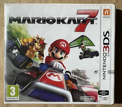 Nintendo 3DS - Mario Kart 7 (NEW With OFFICIAL SEAL OF NINTENDO) PAL - G • $80