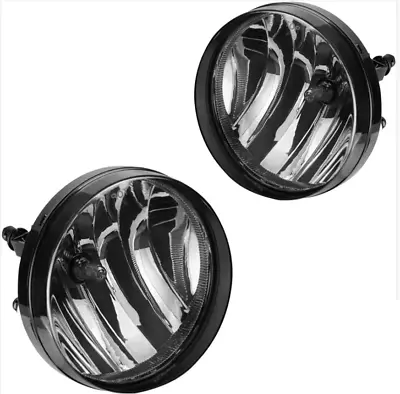 Fog Lights For GMC Sierra 2007-2014 Smoke Lens Pair Bumper Front Lamps Set • $33.99