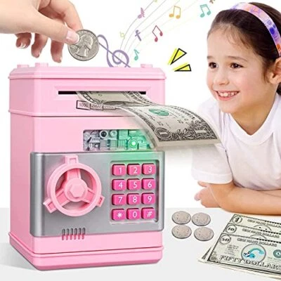 LULULIA Toys For 6 7 8 9 10 Year Old Girls GiftsPiggy Bank For Girls Toys Age 6 • £23.07