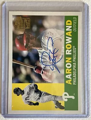 2022 Topps Archives ‘60 Fan Favorites Autographs #60FFAR Aaron Rowand • $8.50