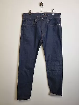 Levi's 502 Taper Made & Crafted 'big E' Japanese Selvedge Denim Jeans W31 L34 • £47.95