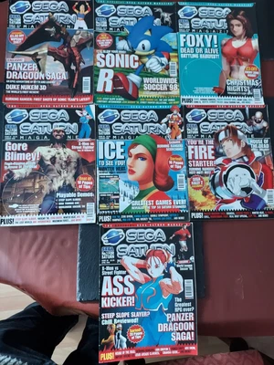 £32.99 • Buy 7 Official Sega Saturn Magazine - Issues 24,25,26,27,28,29 & 30 Oct 97 To Apr 98