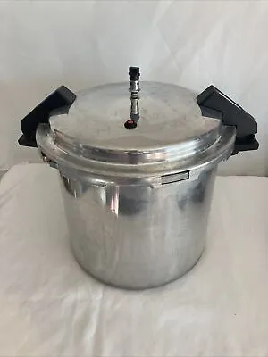 Vintage Mirro 22 Pressure Cooker Pressure Canner Aluminum 22 Quart 92022 • $58.90