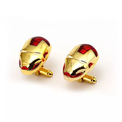 Marvel Comics IRON MAN Goldtone CUFFLINKS • $8.56