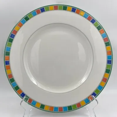 Villeroy & Boch Twist Alea Caro Dinner Plate (s) White With Color Blocks • $34.99