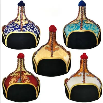 Men's Mongolian Hats Adult Men's Hats Mongolian Stage Performance Dance Hat Gift • $19.99