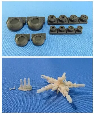 Bundle Metallic Details 1/72 MDR7248+MDR7256 Mi-24/Mi-35. Wheels Set Main Rotor • $34.99