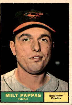 1961 Topps #295 Milt Pappas Baltimore Orioles • $1.99