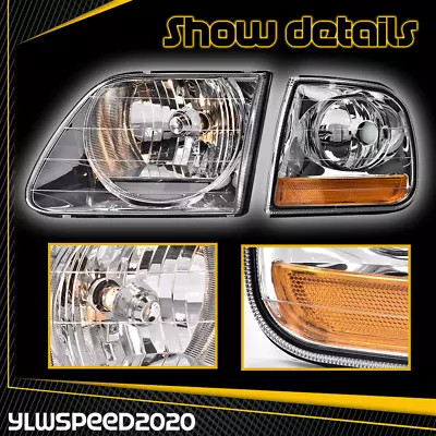 Fit For 1997-04 Ford F150 Expedition Lightning Headlights Parking Corner Lights • $52.38