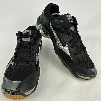 Mizuno Black Wave Bolt 5 Women's 9 Wide Volleyball Shoes Sneakers 430204 9073 • $29