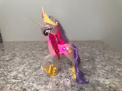 My Little Pony The Movie Princess Celestia Light Up Pony 8 1/2  G4 Brushable • $18.99