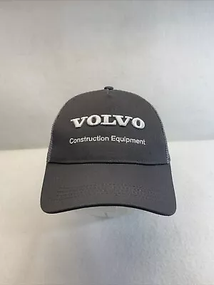 Volvo Construction Equipment Trucker Hat Cap Gray SnapBack Fleet Workwear • $12.99