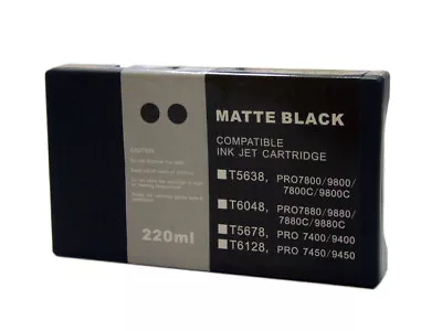 InkOwl 220ml MATTE BLACK Compatible Cartridge For EPSON Stylus Pro 7880 9880 • $49.95