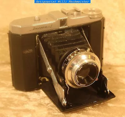 Dacora I Folding Viewfinder Camera-6x6cm Roll Film-1953-Dignar 1:4.5/75mm-Pronto S • £48.01