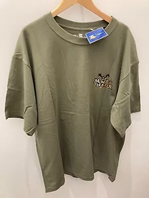 UNIQLO UT CAPCOM 40th T-shirt Monster Hunter Olive Size M-4XL New W/tags Japan • $36.99