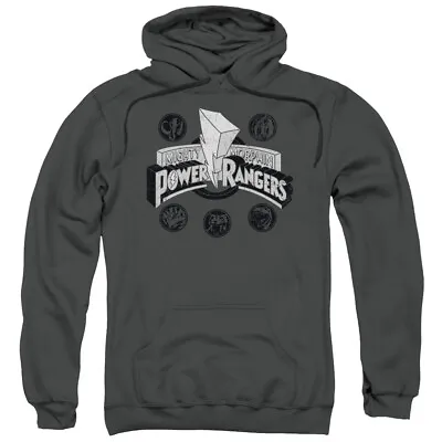 POWER RANGERS POWER COINS Licensed Adult Hooded Sweatshirt Hoodie SM-3XL • $49.95