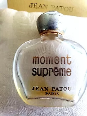 2 Glass Parfum Bottles Jean Patou  Moment Supreme  & Caron  INFINI  Vintage • $7.24