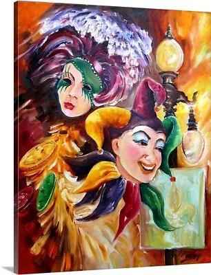 Mardi Gras Canvas Wall Art Print New Orleans Home Decor • $309.99