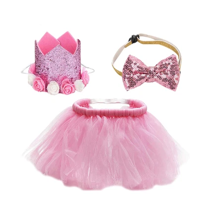 £7.70 • Buy 1 Set Dog Outfits For Small Dogs Dog Birthday Outfit Girl