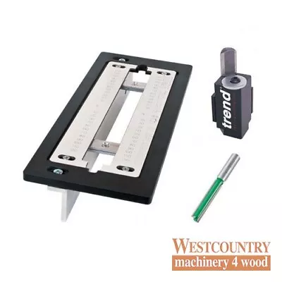 £124.16 • Buy Trend LOCK/JIG/B Trade Lock Jig For Router C/w Trend Cutter And Corner Chisel