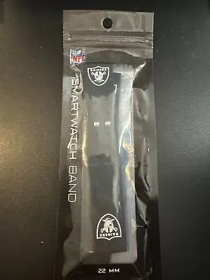 NFL Smartwatch Band 22mm Oakland Raiders NEW Android Compatible Samsung • $28.99