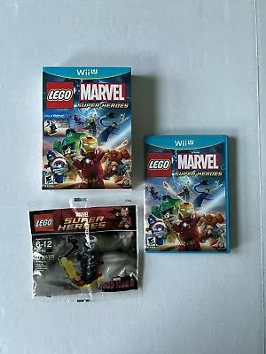 Nintendo Wii U Lego Marvel Super Heroes RARE Big Box W/ Iron Patriot Minifigure • $1499.99