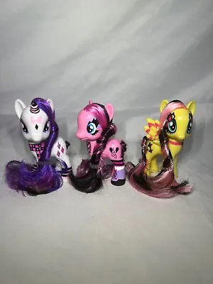 My Little Pony Trio Lot Limited Ponymania Edition. Pinkie Pie Fluttershy Rarity • $50