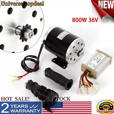 800W 36V Electric Scooter Motor Kit W/control Box And Throttle Fit Go-Kart EBike • $99