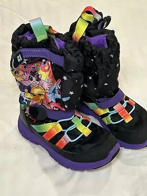 Stride Rite Made2Play Toddler And Little Girls Snow Boots My Little Pony Size 9M • $20