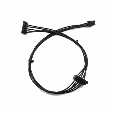 10mm Mini 6Pin To 2 SATA Power Supply Cable Lead SSD For DELL 45cm • £4.98