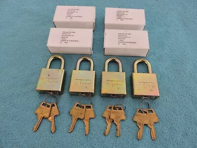 American Lock Co. Set Of 4 XEE Series 5200 Keyed Padlocks US Military Locks. • $59.99