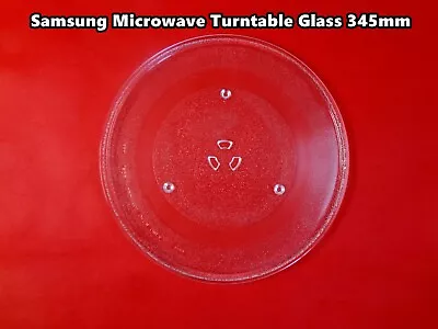 Samsung Smeg Microwave Oven Glass Turntable Plate Platter 345mm (W4A) Brand New • $34.68