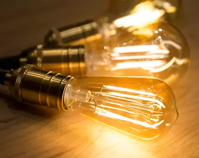 6pack LED Edison Bulb Vintage Light Bulb Dimmable 4W E27 LED BulbsFilament ST64 • £12.99