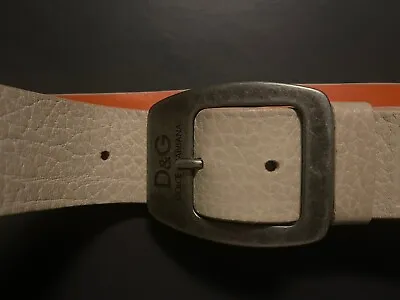 D&G Women’s Beige Leather Belt  • £13