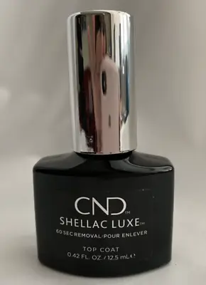 £7.90 • Buy CND SHELLAC LUXE™️ UV Nail Polish 60 Seconds Quick Removal In Top Coat - 12.5ml