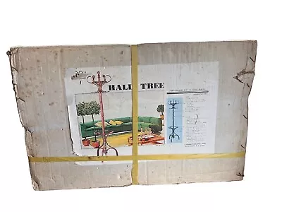 Vintage Mid Century Bentwood Hall Tree Coat & Hat Rack New Old Stock In Box • $375