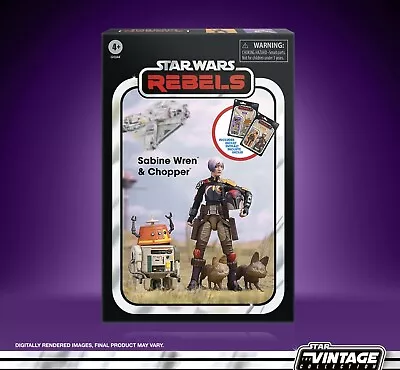 Star Wars The Vintage Collection Sabine Wren & Chopper Hasbro Exclusive/pre-sale • $79.99