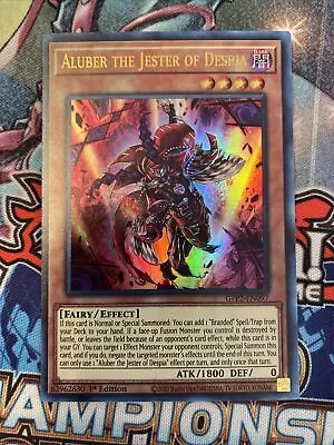 (GFP2) Yugioh X1 Aluber The Jester Of Despia 1st GFP2-EN097 Ultra  (NM!) • $5.50