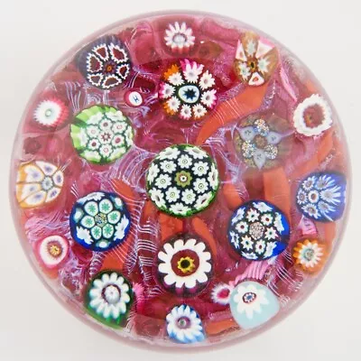 Paul Ysart Paperweight Harland Complex Cane Spaced Millefiori C1970 • £375