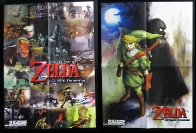 Legend Of Zelda Twilight Princess Huge Foldout Double Sided Poster EGM • $20