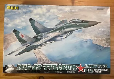 MiG-29 Fulcrum Late Type - 1/48 Scale GWH - Unassembled Aircraft Kit#L4811 • $99.99